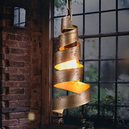 Retro Iron Lamp Moderní minimalistický lustr v průmyslovém stylu