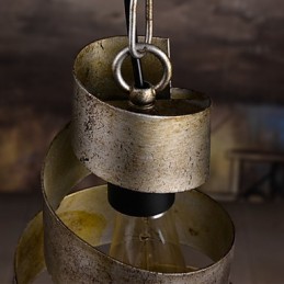 Retro Iron Lamp Moderní minimalistický lustr v průmyslovém stylu