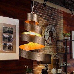 Retro Iron Lamp Moderní minimalistický lustr v průmyslovém stylu