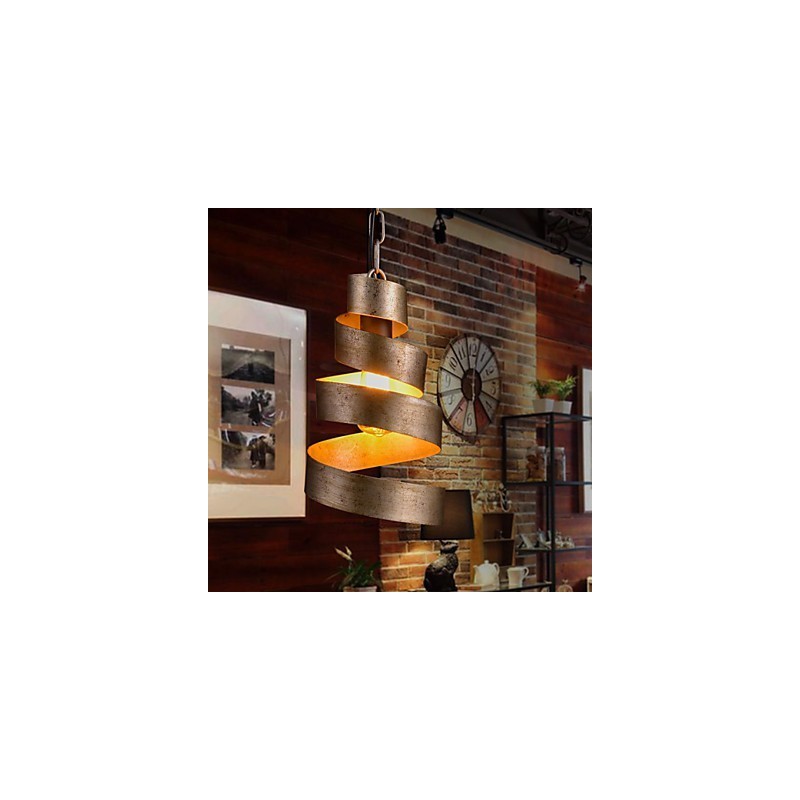 Retro Iron Lamp Moderní minimalistický lustr v průmyslovém stylu