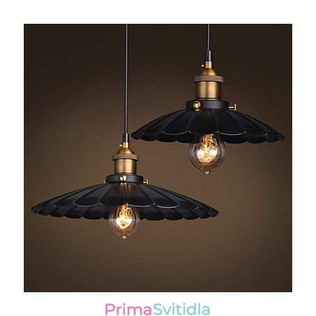 Retro klasický přívěsek v evropském stylu Light Metal Art Droplight