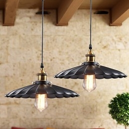 Retro klasický přívěsek v evropském stylu Light Metal Art Droplight