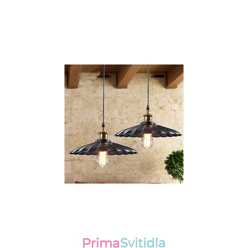 Retro klasický přívěsek v evropském stylu Light Metal Art Droplight