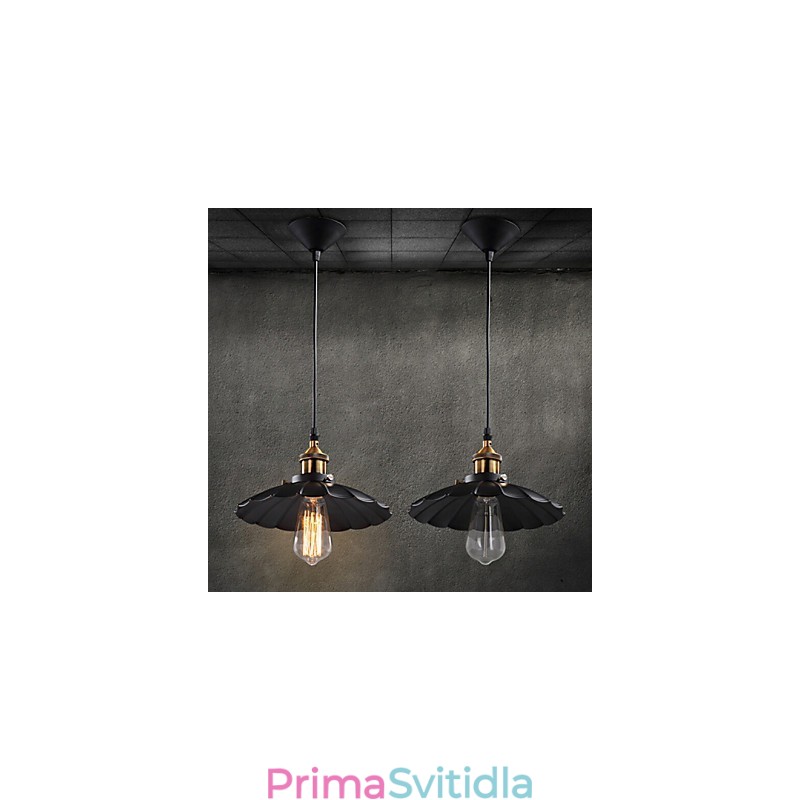 Retro klasický přívěsek v evropském stylu Light Metal Art Droplight