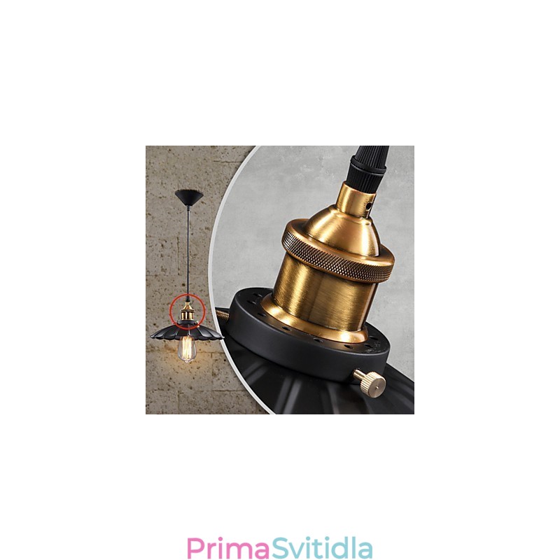 Retro klasický přívěsek v evropském stylu Light Metal Art Droplight