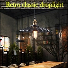 Retro klasický přívěsek v evropském stylu Light Metal Art Droplight