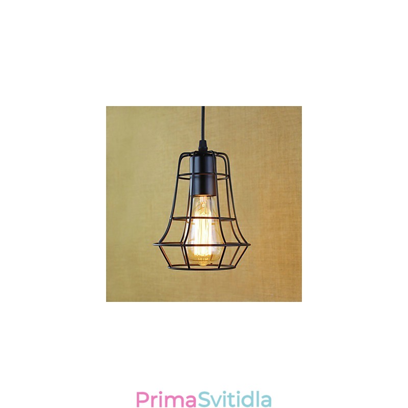Závěsná svítidla tradiční klasické vintage retro venkovská garáž kovová