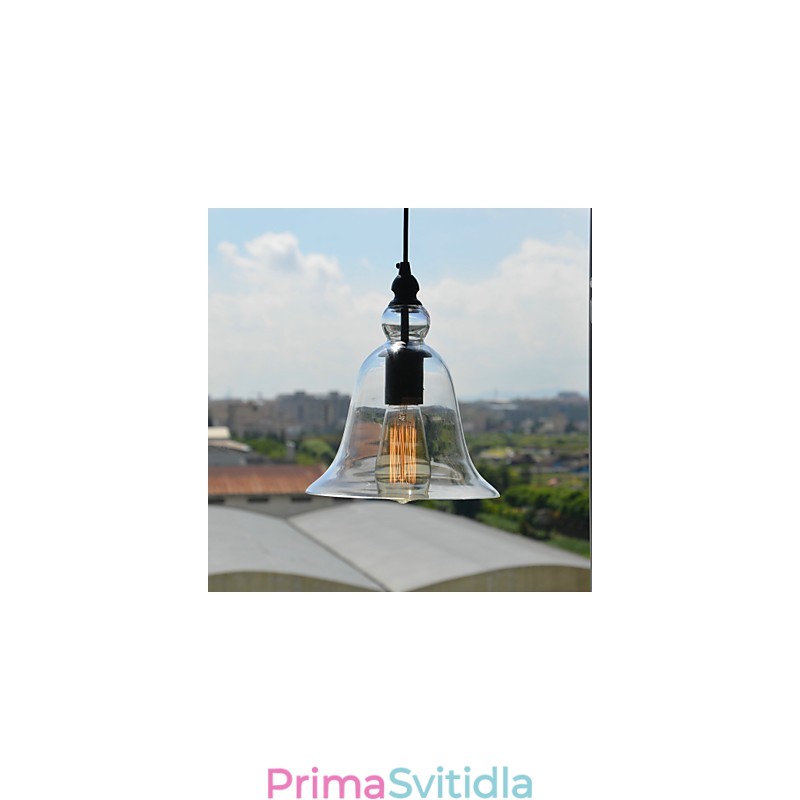 Závěsné svítidlo ve stylu tradiční klasické vintage mísy v mini stylu