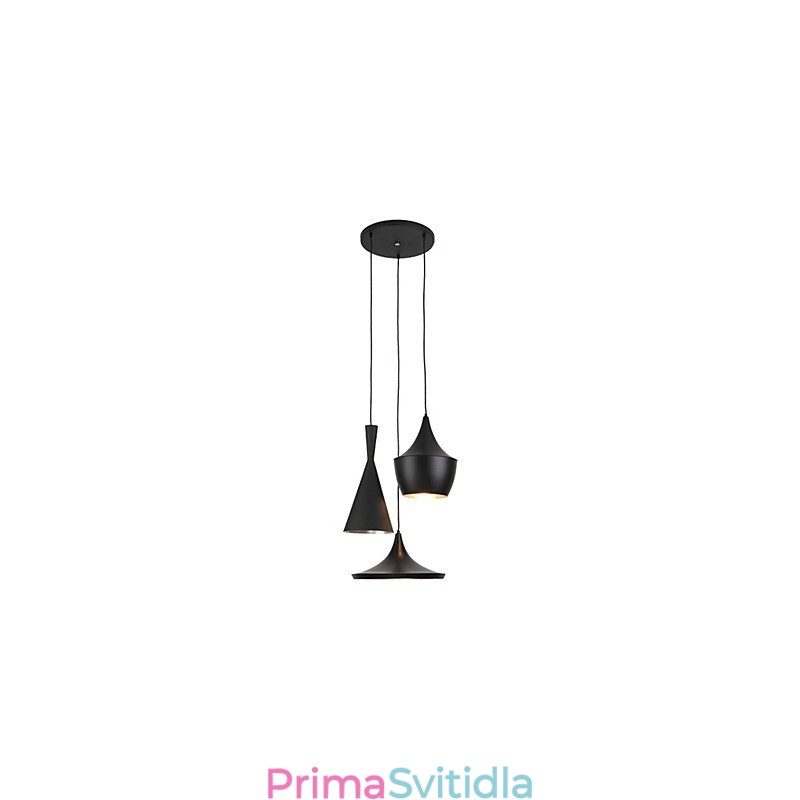 Mini styl malba kovové závěsné světlo