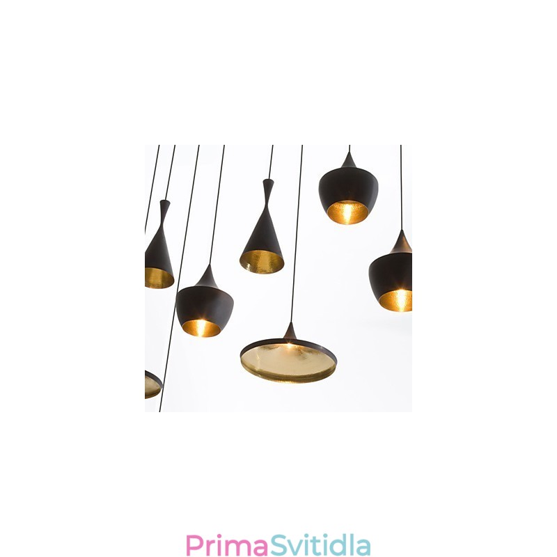 Mini styl malba kovové závěsné světlo