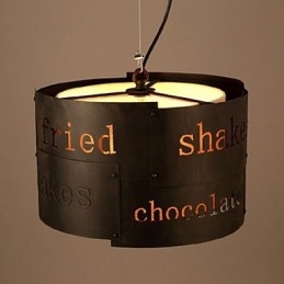 LOFT Moderní móda Nordic Art Creative látková závěsná lampa Kavárenská lampa závěsná svítidlo průměr 35 cm