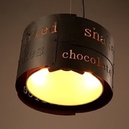 LOFT Moderní móda Nordic Art Creative látková závěsná lampa Kavárenská lampa závěsná svítidlo průměr 35 cm