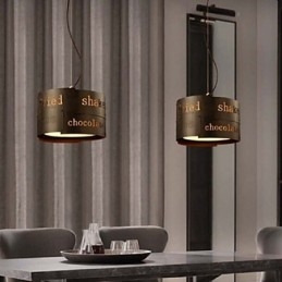 LOFT Moderní móda Nordic Art Creative látková závěsná lampa Kavárenská lampa závěsná svítidlo průměr 35 cm