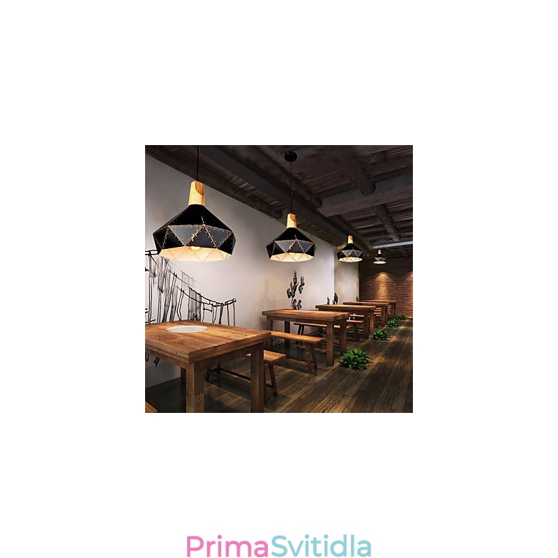Retro klasická kovová stropní svítidla Jednoduché závěsné svítidlo Cafe závěsné svítidlo