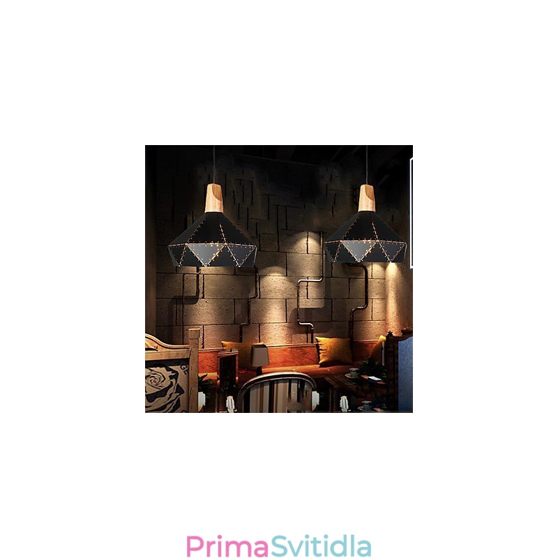 Retro klasická kovová stropní svítidla Jednoduché závěsné svítidlo Cafe závěsné svítidlo