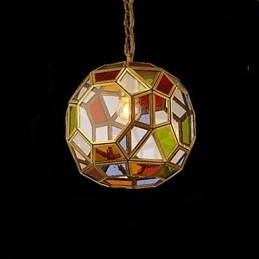 Veranda Lamp LightsBalkonová lampa Exotický malý měděný lustr