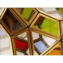 Veranda Lamp LightsBalkonová lampa Exotický malý měděný lustr