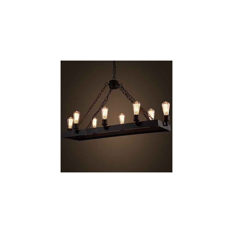 Moderní retro podkrovní lustr Americký venkovský lustr Creative Industrial Cafe Lamp Lights