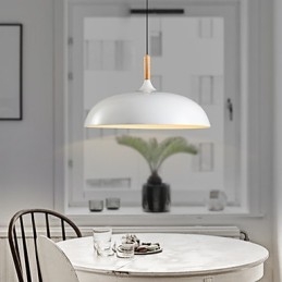 Retro závěsná světelná malba Wood+Metal Cafe závěsná svítidla