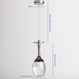 Závěsná svítidla 1 Light Mini Style Moderní Současný kov