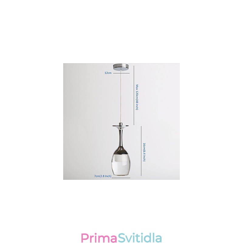 Závěsná svítidla 1 Light Mini Style Moderní Současný kov