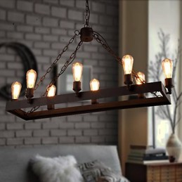 Moderní retro podkrovní lustr Americký venkovský lustr Creative Industrial Cafe Lamp Lights