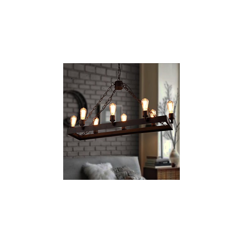 Moderní retro podkrovní lustr Americký venkovský lustr Creative Industrial Cafe Lamp Lights