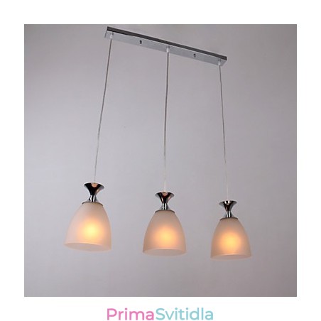 Moderní závěsné svítidlo s chromovým mini stylem ostrova Moderní závěsné svítidlo s chromovým mini stylem ostrova