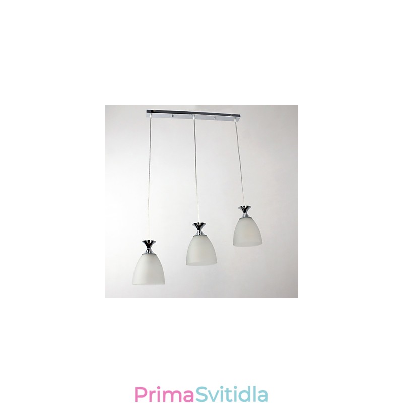 Moderní závěsné svítidlo s chromovým mini stylem ostrova