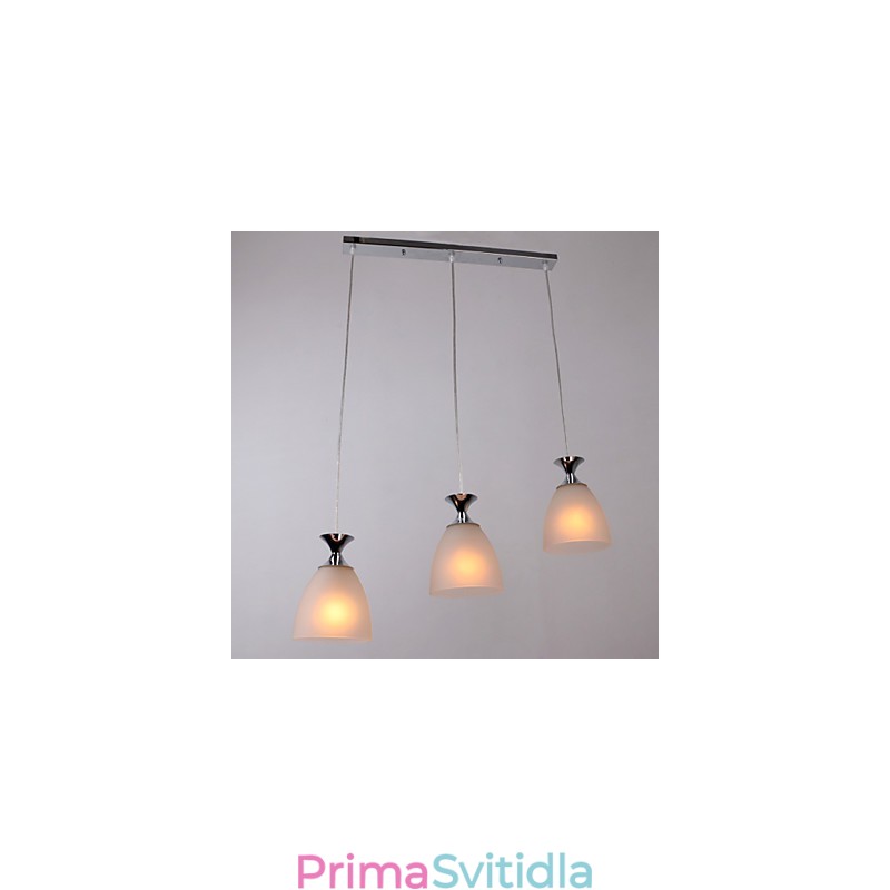 Moderní závěsné svítidlo s chromovým mini stylem ostrova