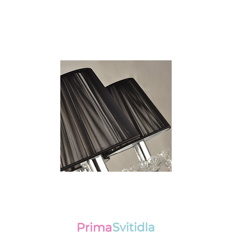 Elegantní křišťálový lustr s 8 světly