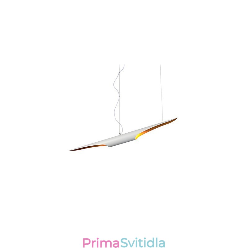 Lustrové závěsné světlo moderní soudobý kov