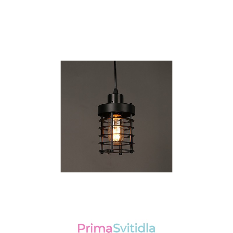 Retro kruh jednohlavých svítidel a lucerny Charakter umění Lustrová lampa