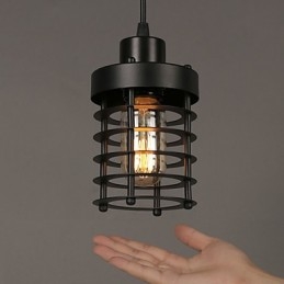 Retro kruh jednohlavých svítidel a lucerny Charakter umění Lustrová lampa