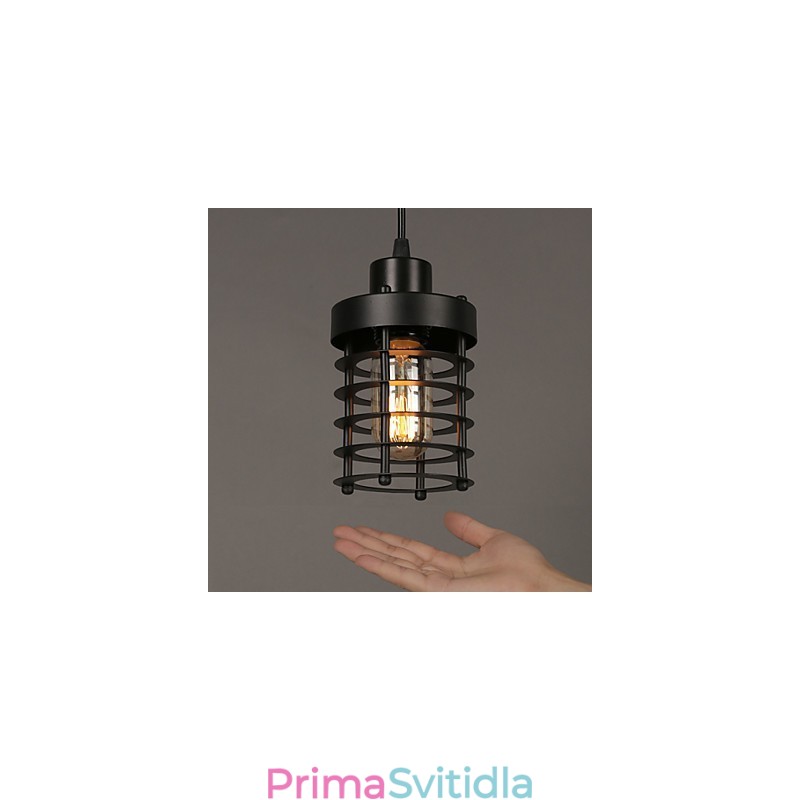 Retro kruh jednohlavých svítidel a lucerny Charakter umění Lustrová lampa