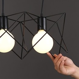 Smluvní a současný kreativní design Single Droplight z tepaného železa