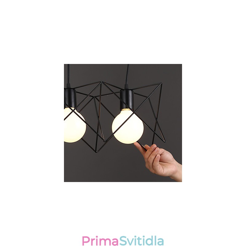 Smluvní a současný kreativní design Single Droplight z tepaného železa
