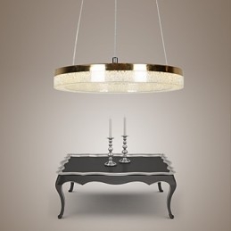 Křišťálové závěsné světlo zlaté moderní svítidlo